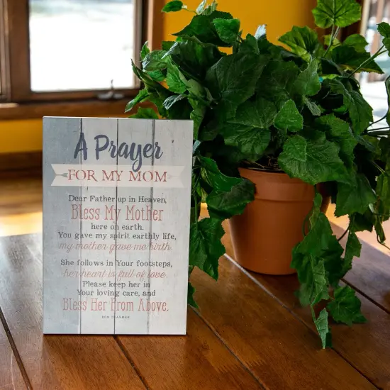 Dexsa Prayer For My Mom&hellip;New Horizons Wood Plaque with Easel {2}
