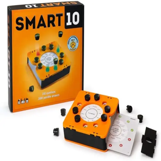 Smart 10 Pass and Play Trivia Game | Perfect Family Board Game {1}