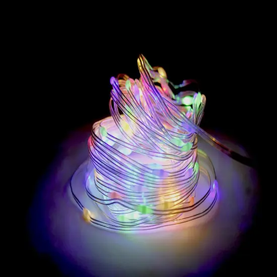 100 LED Firefly String Lights - 32ft Length - Plug-in for Effortless Indoor and Outdoor Decorative Lighting for Holidays, Parties, Weddings, and Everyday Ambiance {1}