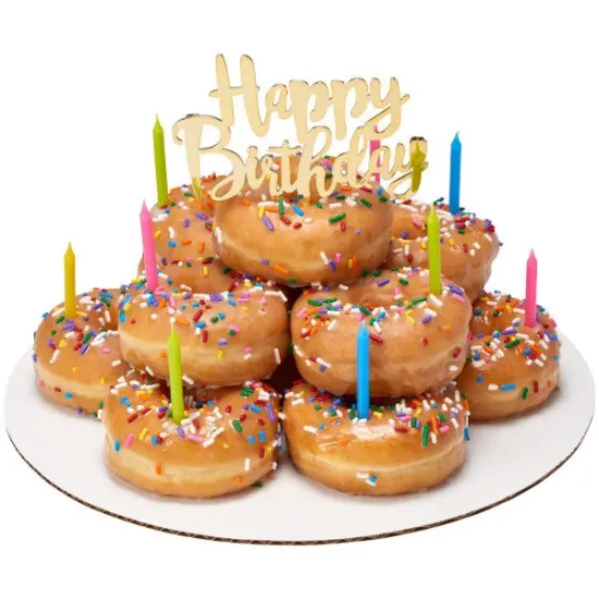 Assorted Colors Smooth Candles, 16pc {3}