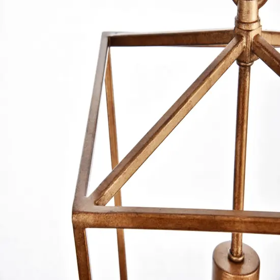 Maddox Collection Pendant D9.75 H14.5 Lt:1 Vintage Gold Finish {6}