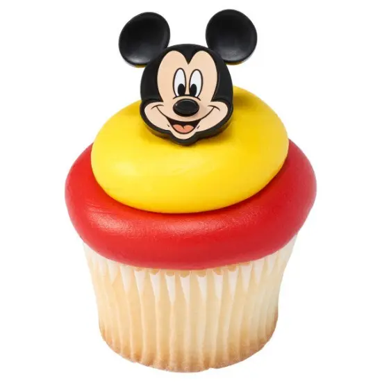 Mickey Mouse Cupcake Rings, 12ct {2}