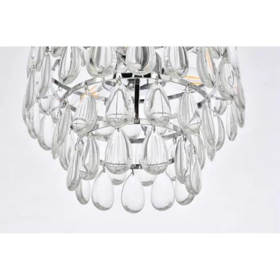 Mila 12 inch pendant in chrome {4}
