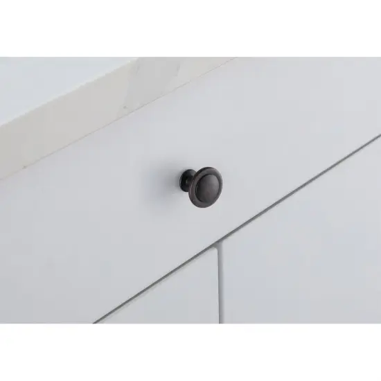 Logyn 1.3" Diameter Oil-rubbed Bronze Mushroom Knob Multipack (Set of 10) {3}