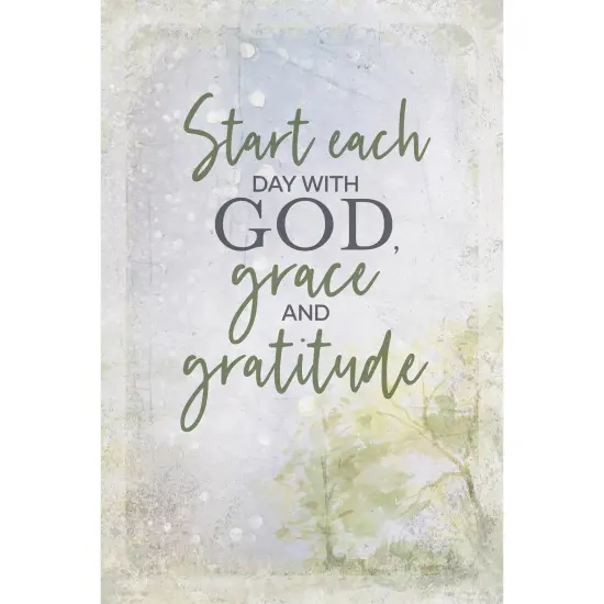 Dexsa Start Each Day Wood Plaque 6x9 {1}