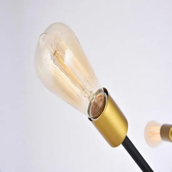 Axel 6 Lights Black Pendant {6}