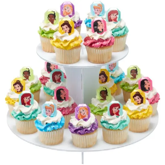 Disney Princess Characters Cupcake Rings, 12ct {3}
