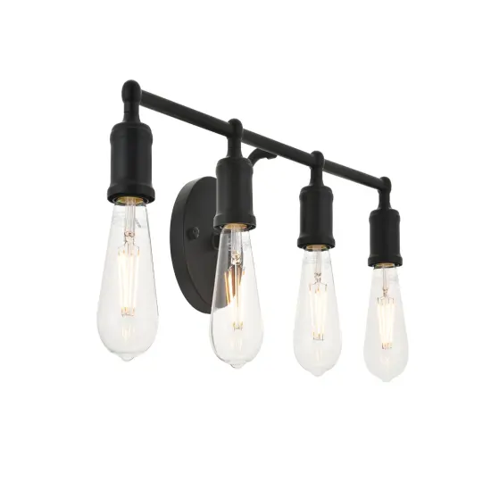 Serif 4 light black Wall Sconce {6}
