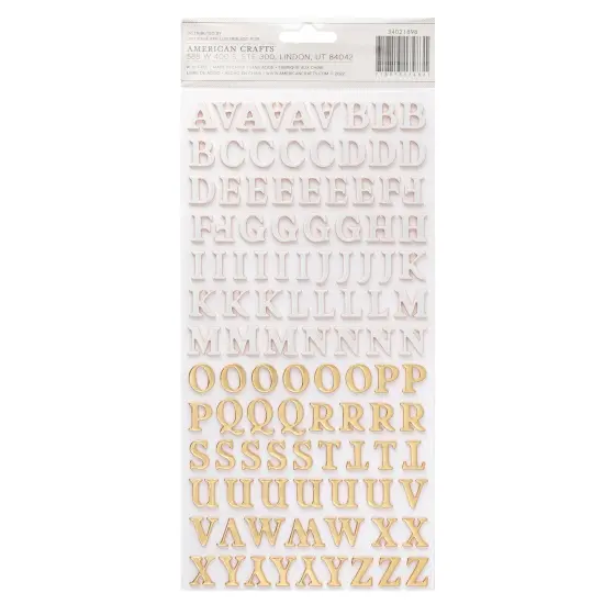 Maggie Holmes Woodland Grove Thickers Stickers 216/Pkg-Shimmers Alpha {2}