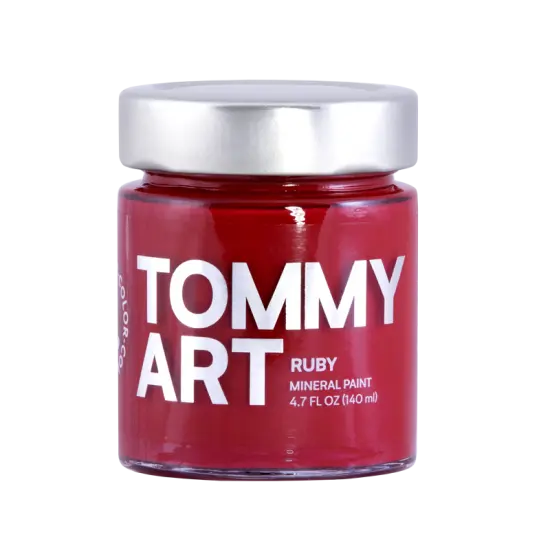 Tommy Art - Color - Ruby Mineral Paint 140ml {1}