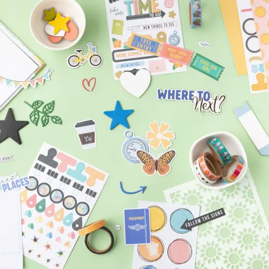 Vicki Boutin Where To Next Washi Tape-8/Pkg {4}