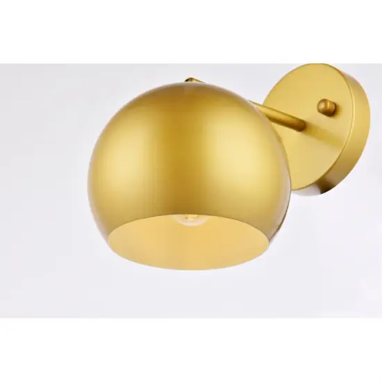Othello 1 light brass wall sconce {4}