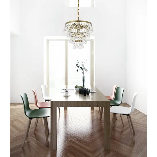 Kora 3 light Brass Pendant {2}