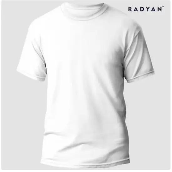 RADYAN&reg; Men's Cotton Soft Cool Crewneck Short Sleeve Tee {4}