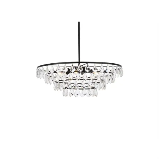 Ella 28 inch pendant in black {3}