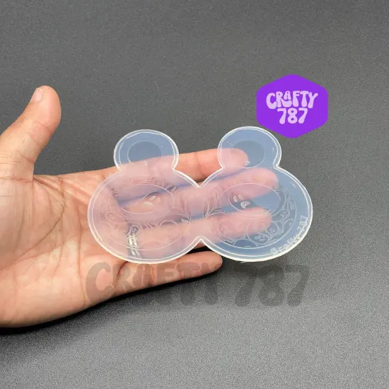 Ghost Dangle Earring Silicone Mold, Resin Mold (d5) {2}