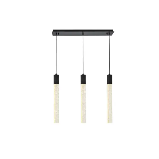 Weston 3 lights pendant in black {1}