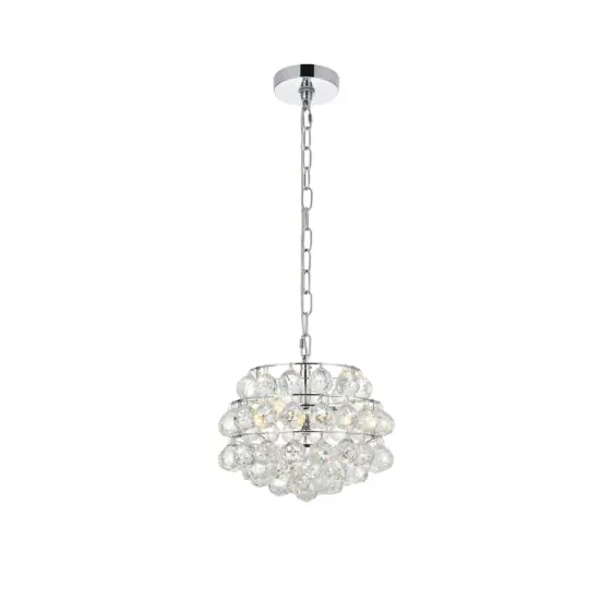 Savannah 12 inch pendant in chrome {1}