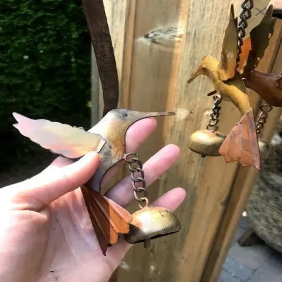 Hummingbird Highland Metal Art {6}