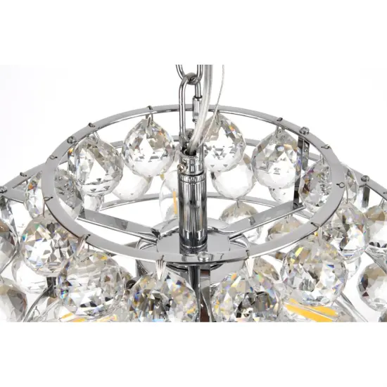 Savannah 14 inch pendant in chrome {6}