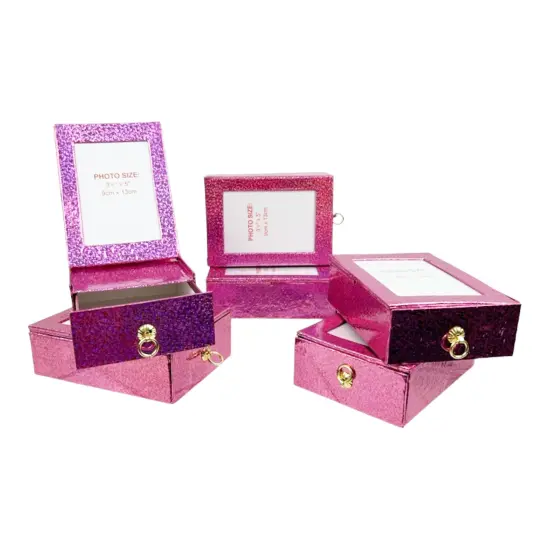Value Pack of 36 Frame Box With drawer - Pink {4}