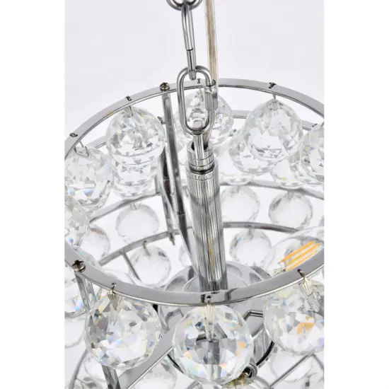 Savannah 16 inch pendant in chrome {6}