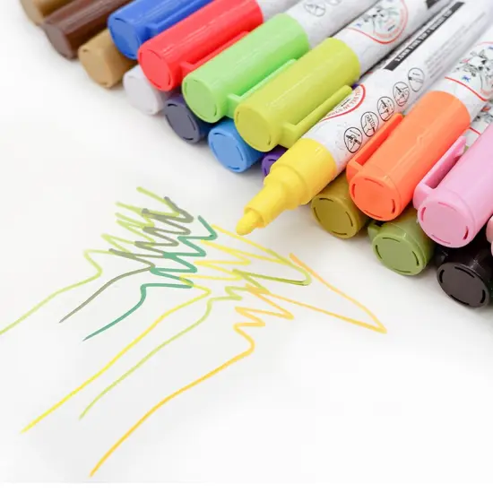 Risky's Tools of the Trade Platinum 3mm Buckshot Acrylic Paint Pens 26 Pack for Graffiti or Fine Art {5}