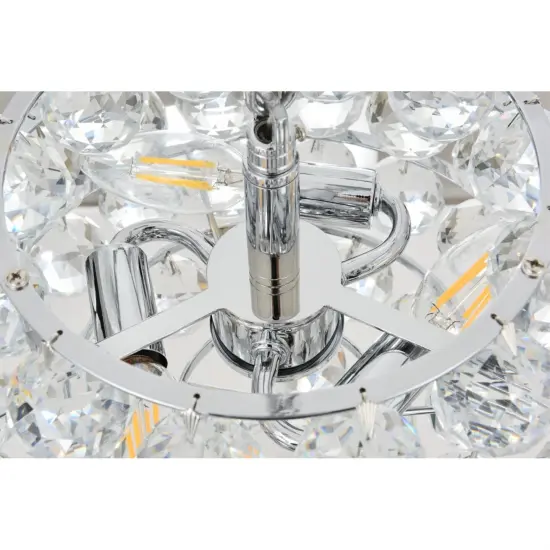 Savannah 12 inch pendant in chrome {6}