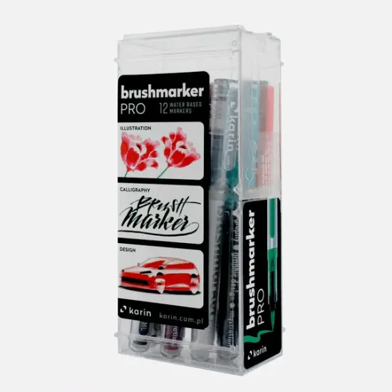 Brushmarker PRO 12 pcs. Set " 12 Basic colours" {1}