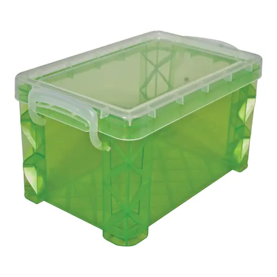 Storage Studios Super Stacker Storage Box-3.6"X4"X6.5" Assorted Colors {3}