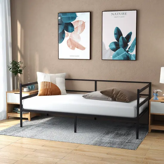 Twin Size Metal Daybed Frame for Living Room Bedroom {3}