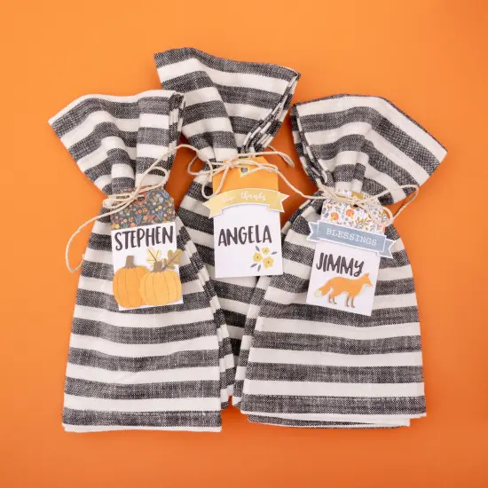 American Crafts Farmstead Harvest Ephemera Die-Cuts 62/Pkg-Journaling - Gold Foil {4}