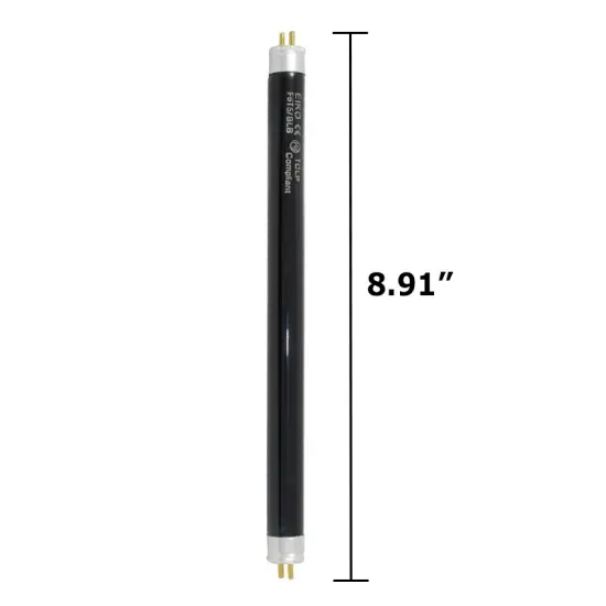 Satco 9-in 6w T5 Fluorescent G5 Bi Pin base Black light Blue Tube Bulb {2}