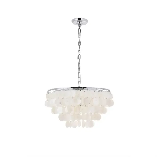 Selene 4 light Chrome Pendant {3}