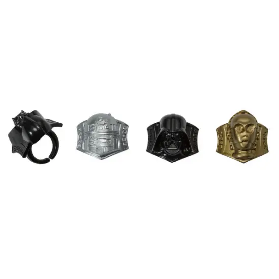 Star Wars Darth Vader, R2-D2, C-3PO Cupcake Rings, 12ct {2}