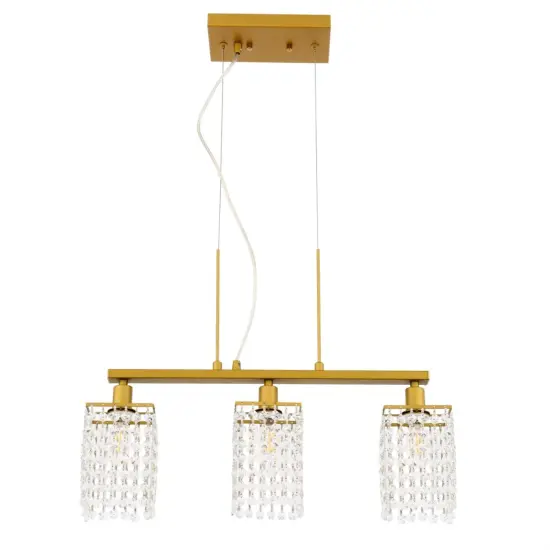 Taylor 3 light Brass Pendant {5}