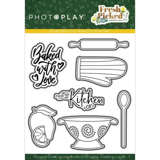 PhotoPlay Etched Die-Fresh Picked 2 {1}