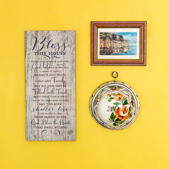 Dexsa Bless This House&hellip;New Horizons Wood Plaque {2}