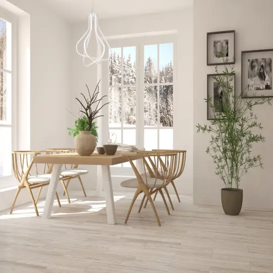 Dahlia 3 light in White Pendant {2}