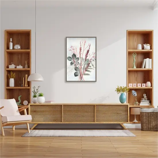 Bouquet 2 Red Green by Pernille Folcarelli Canvas Art Framed {5}