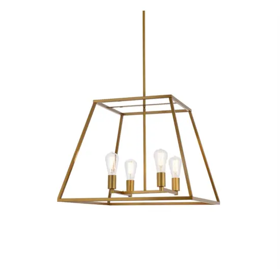 Declan 24 inch pendant in brass {3}