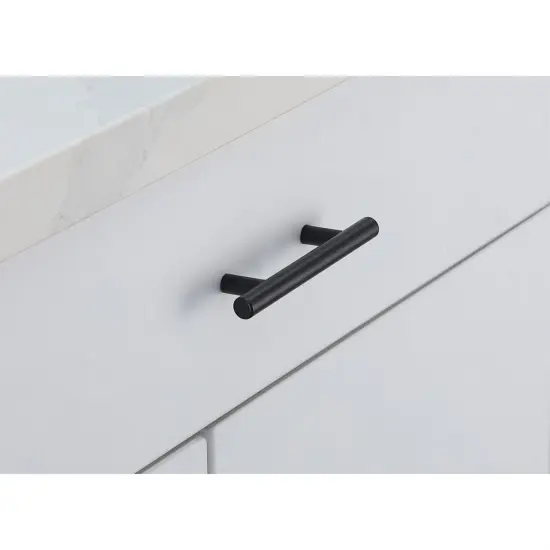 Quinn 3" Center to Center Matte Black Bar Pull Multipack (set of 10) {3}