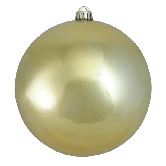 Northlight Shiny Vegas Gold Commercial Shatterproof Christmas Ball Ornament 8" (200mm) {1}