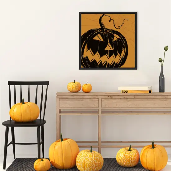 Haunted Halloween XII by Anne Tavoletti Canvas Art Framed {5}