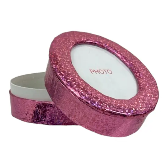 Value Pack of 12 Oval Frame Box Small - Pink {3}