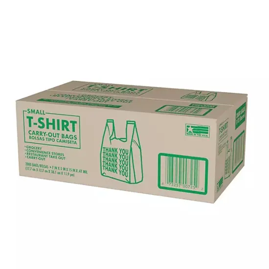 Thank you Shopping Bags 7" x 5" x 15" | Eco-friendly, Sustainable grocery | RAHEEV&reg; {2}