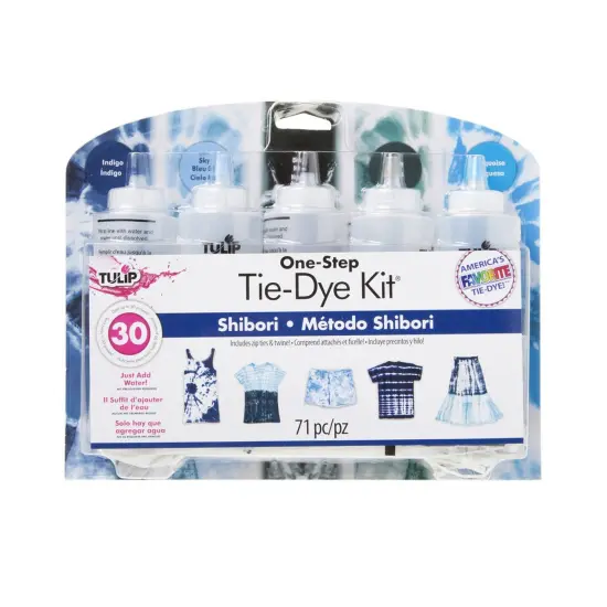 One-Step Tie-Dye Kit Premium Supplies, Easy Techniques & Fabric Designs on Shirts, Dresses, Socks, Shoes, Tapestries Fabric Dye, Shibori {2}