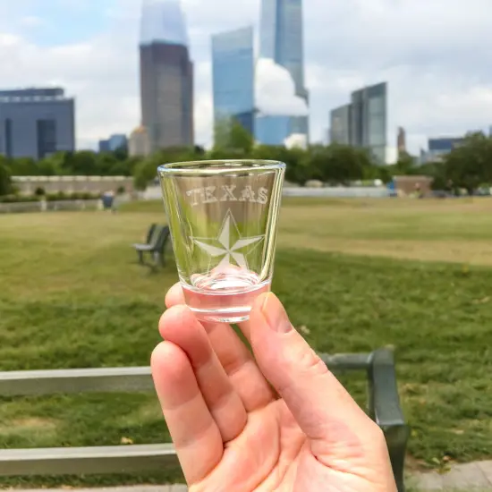2oz Texas Star Shot Glass {3}