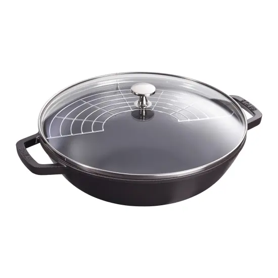 STAUB Cast Iron 4.5-qt Perfect Pan {5}