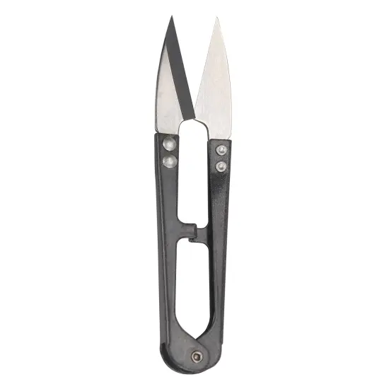 Sewing Scissors Yarn Thread Cutter 4.1inch Mini Small Snips Trimming Nipper Made of High-Carbon Steel Thread DIY Supplies for Stitch Embroidery, Knitting, Crafts (1, Black) {3}